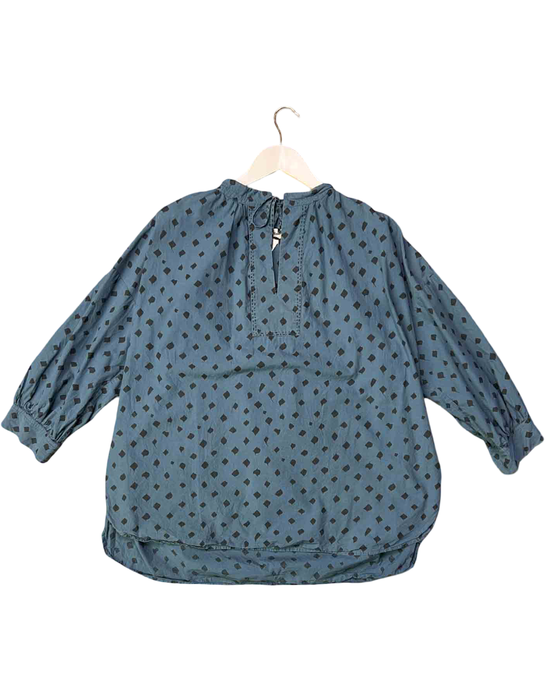 Size OSFM | Toast Blue Smock Top
