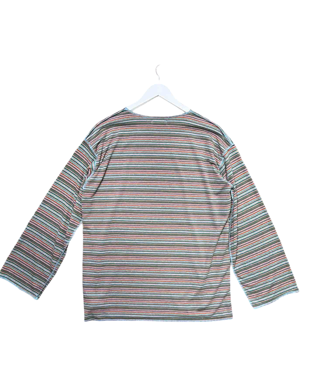 Size 8 | Apres Studio Striped Knit Long-Sleeve Top