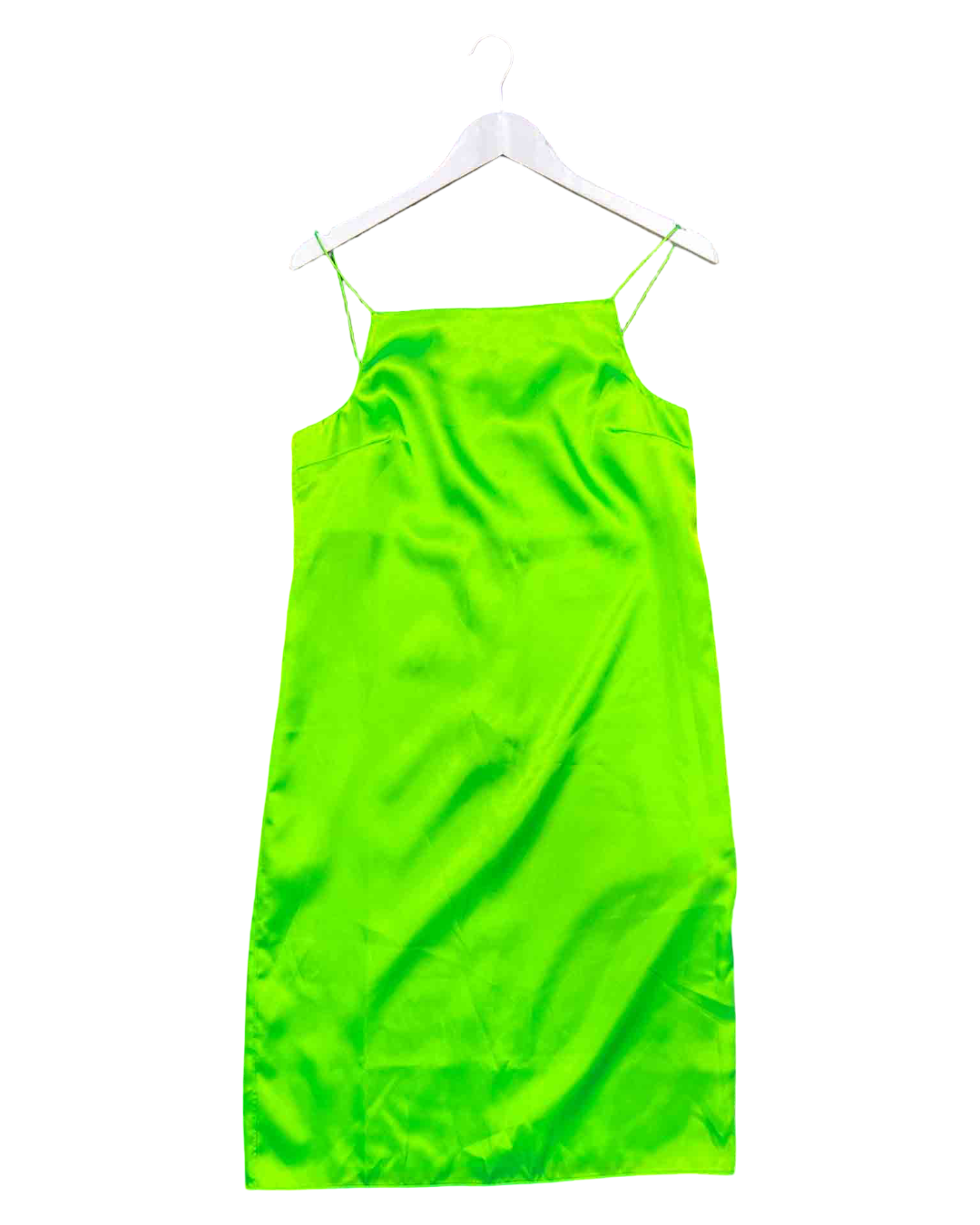 Size M | Kwaidan Editions Green Satin Slip Dress With Tags