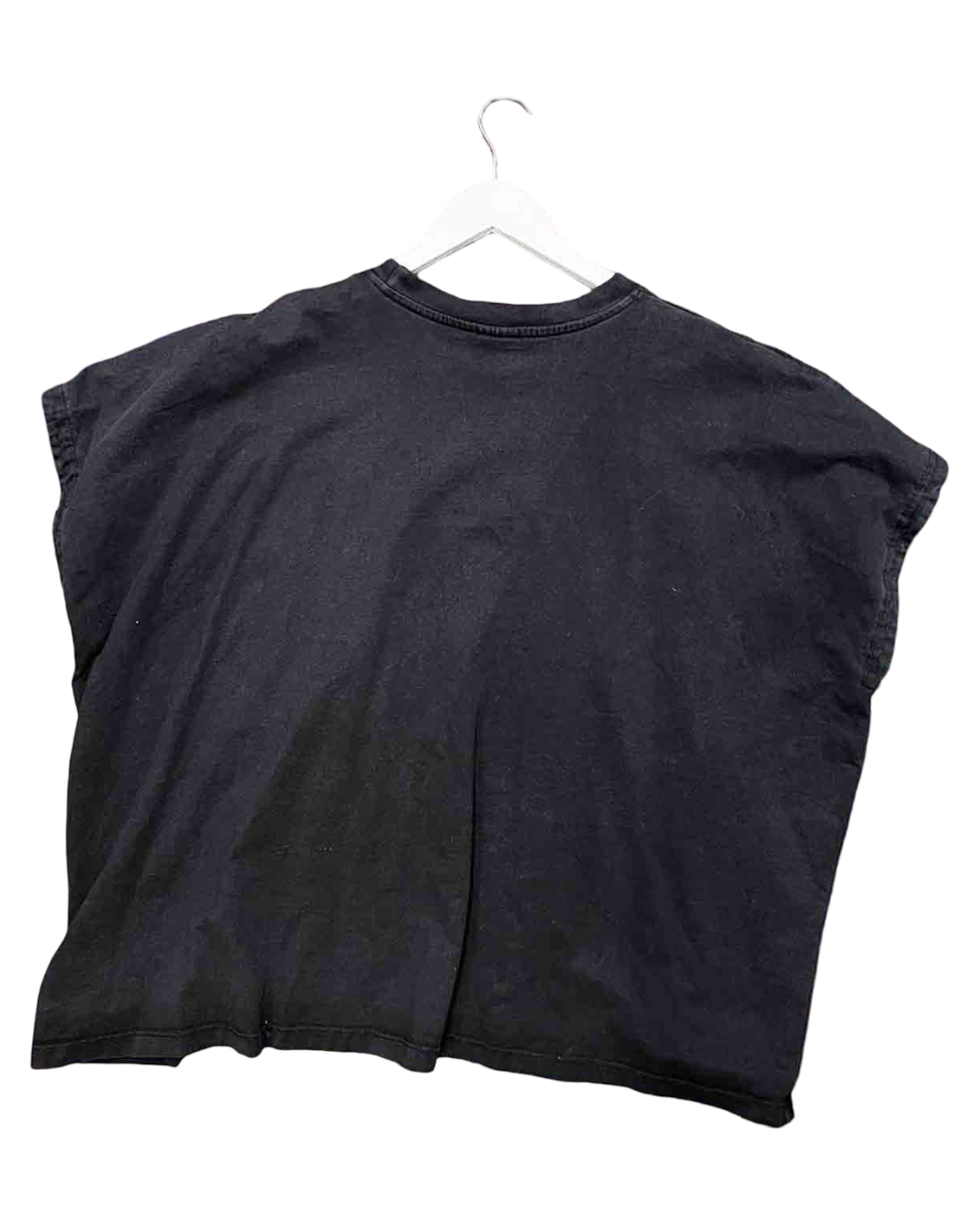 Size XL | Kowtow Black Organic Cotton Pleated T-shirt