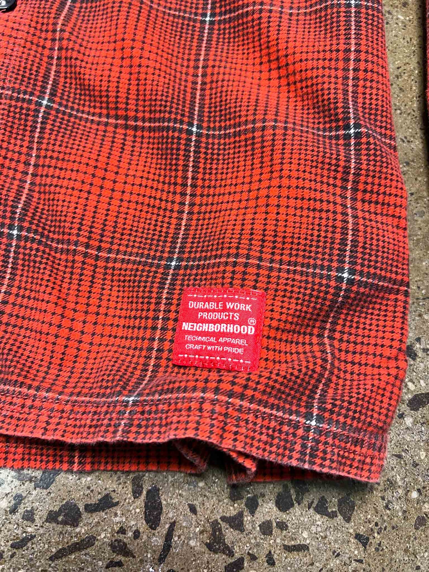 Size S | Neighborhood Cotton Check Shirt