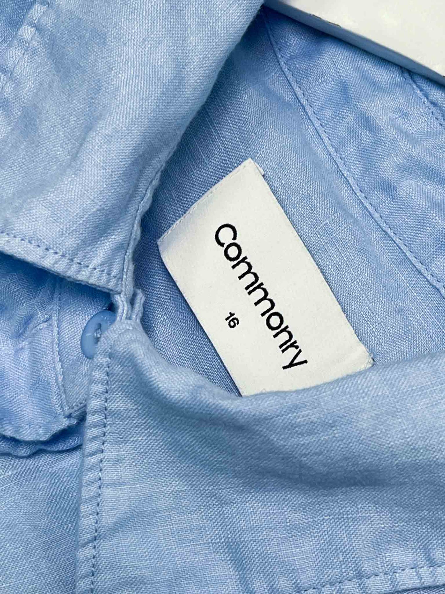 Size 16 | Commonry Blue Linen Shirt