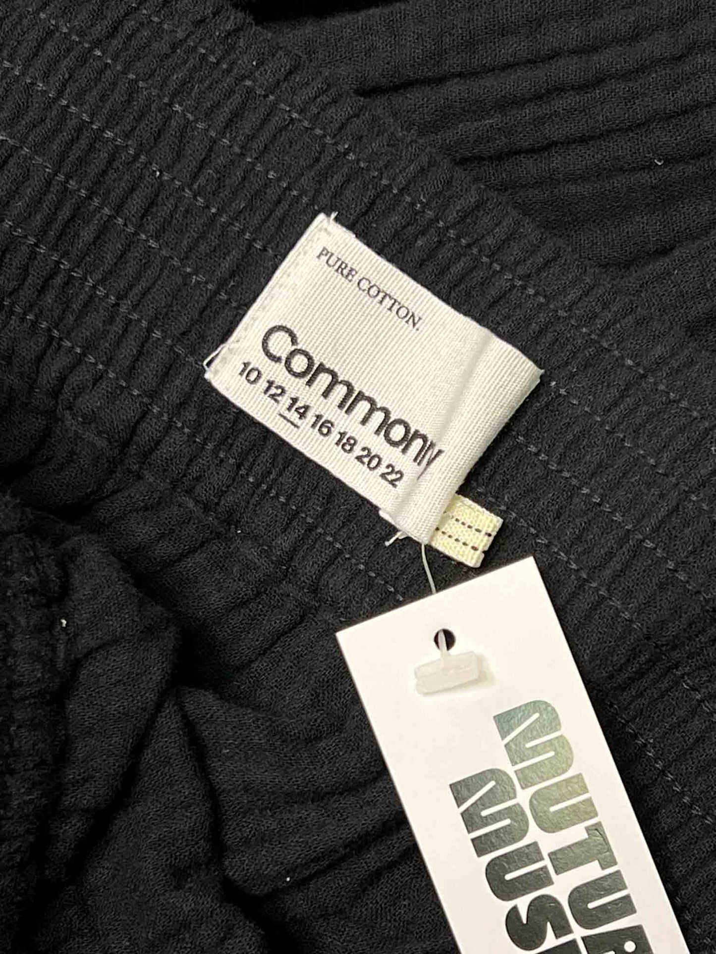 Size 14 | Commonry Black Tiered Gauze Skirt