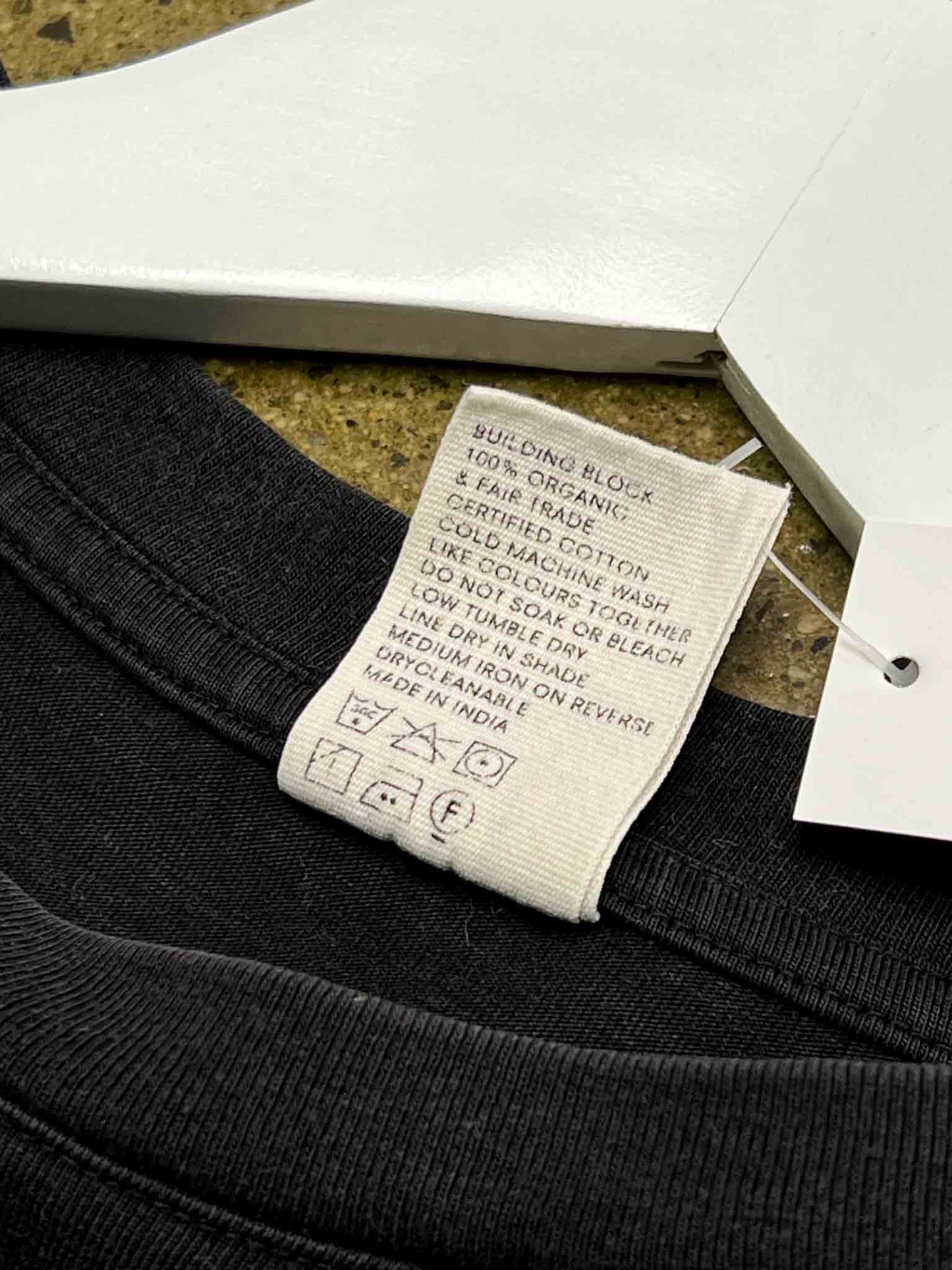 Size XL | Kowtow Black Organic Cotton Pleated T-shirt