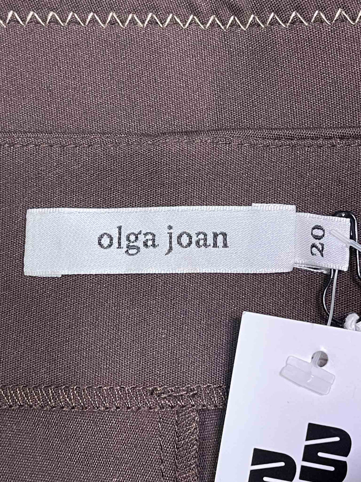 Size 20 | Olga Belted Brown Capri Pants With Tags