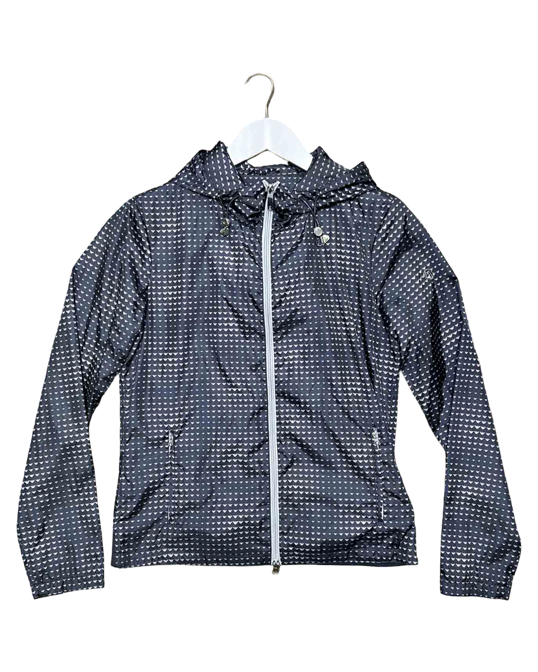 Size L | Armani Jeans Black Logo Spray Jacket