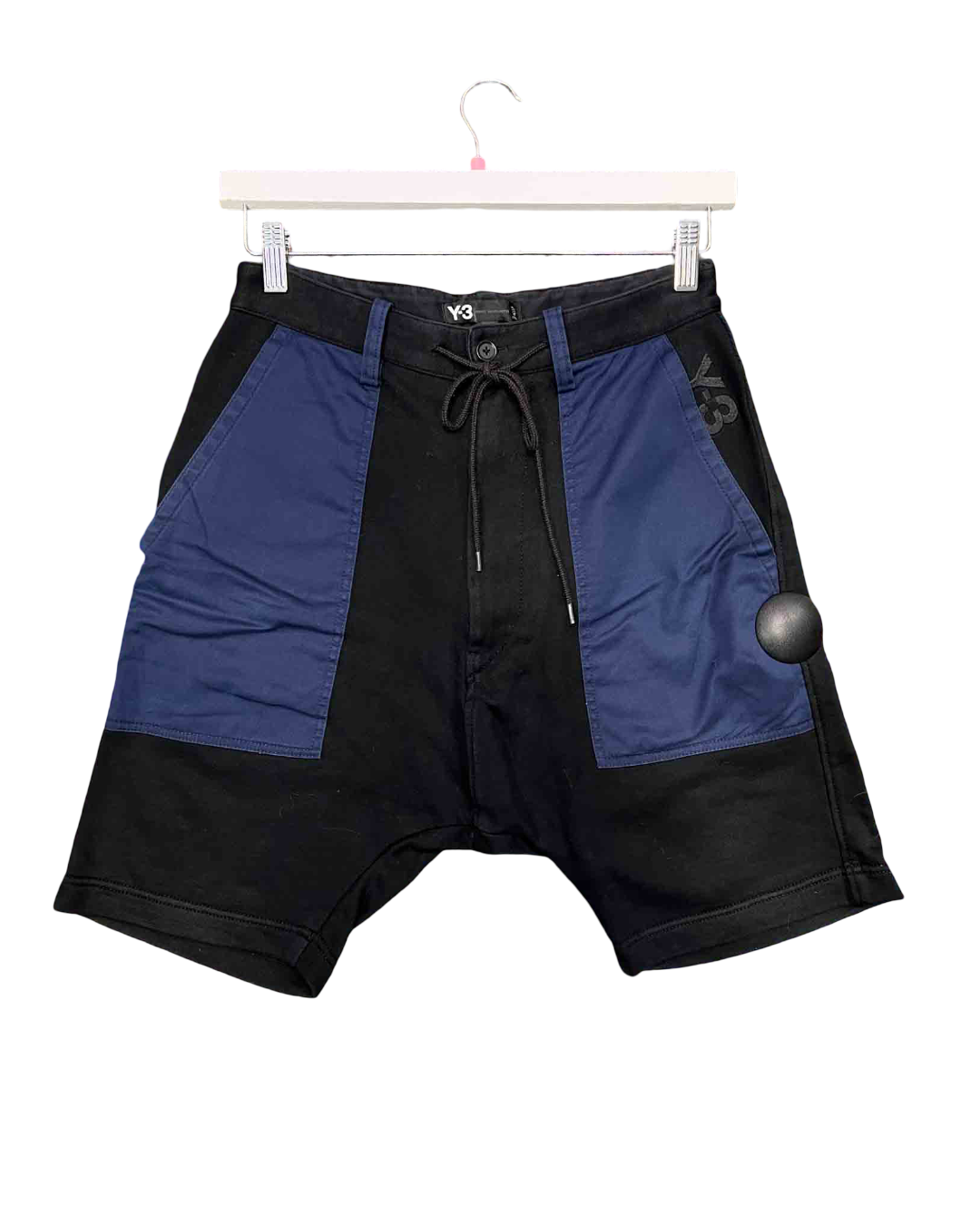 Size XS | Y-3 Black Drop Crotch Shorts