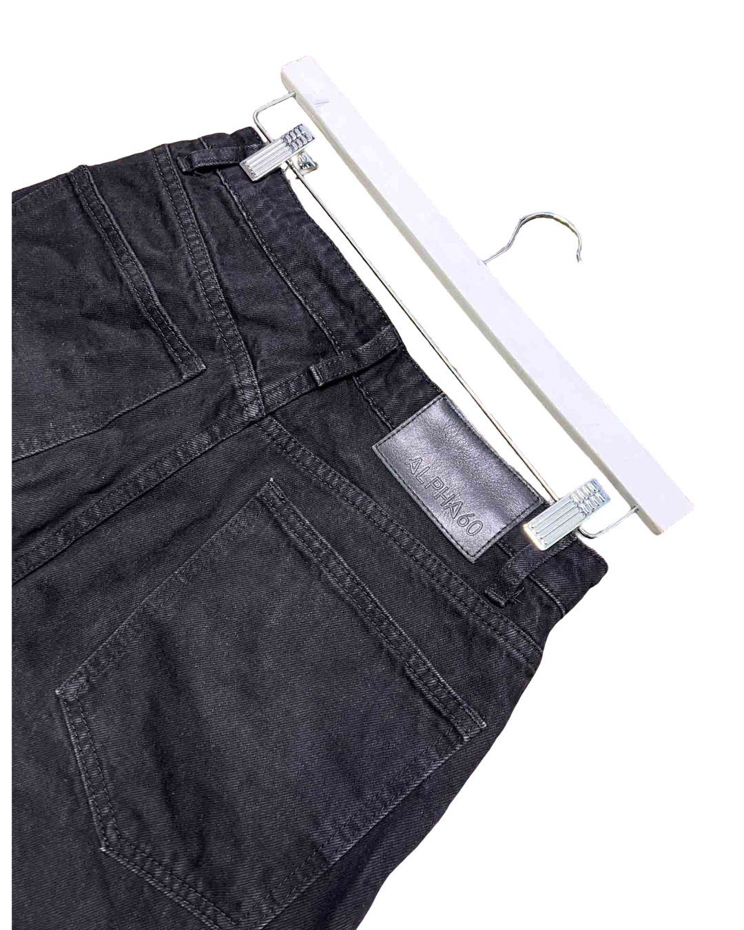 Size S | Alpha60 Black High Waisted Jeans