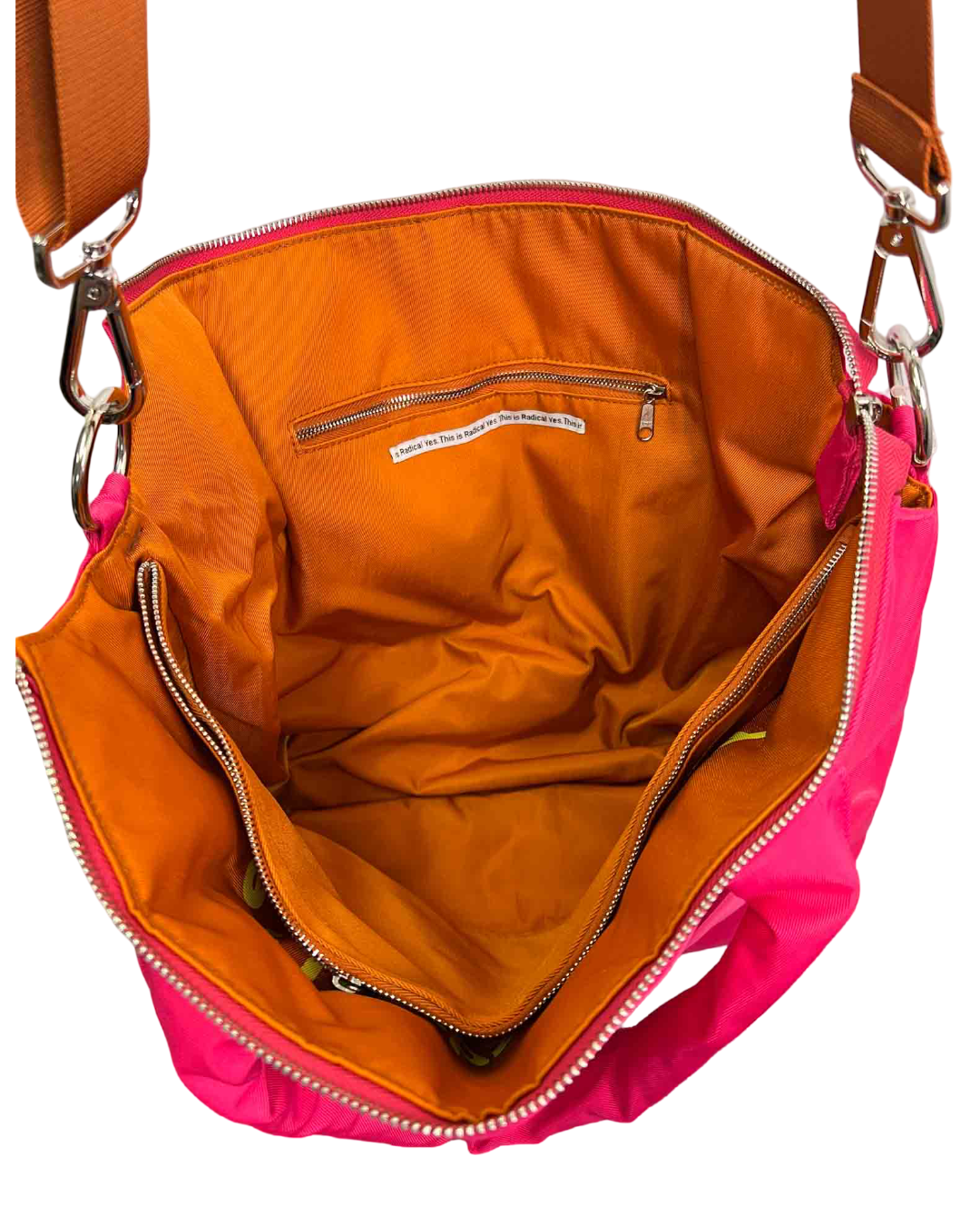 Radical Yes Large Pink Tote Bag
