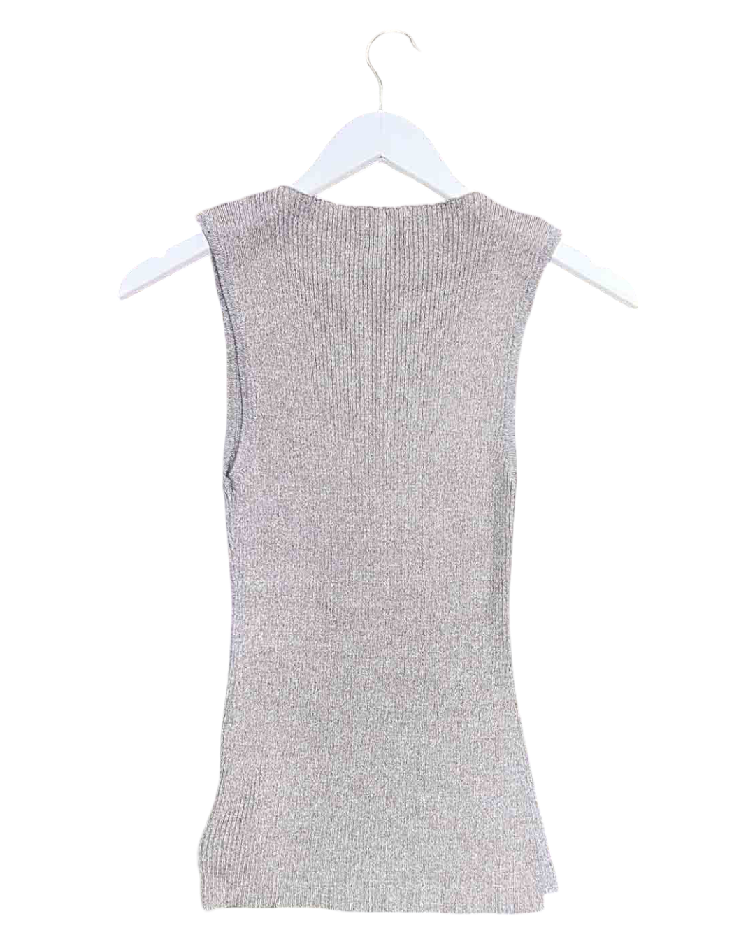 Size S | Dissh Grey Ribbed Tank