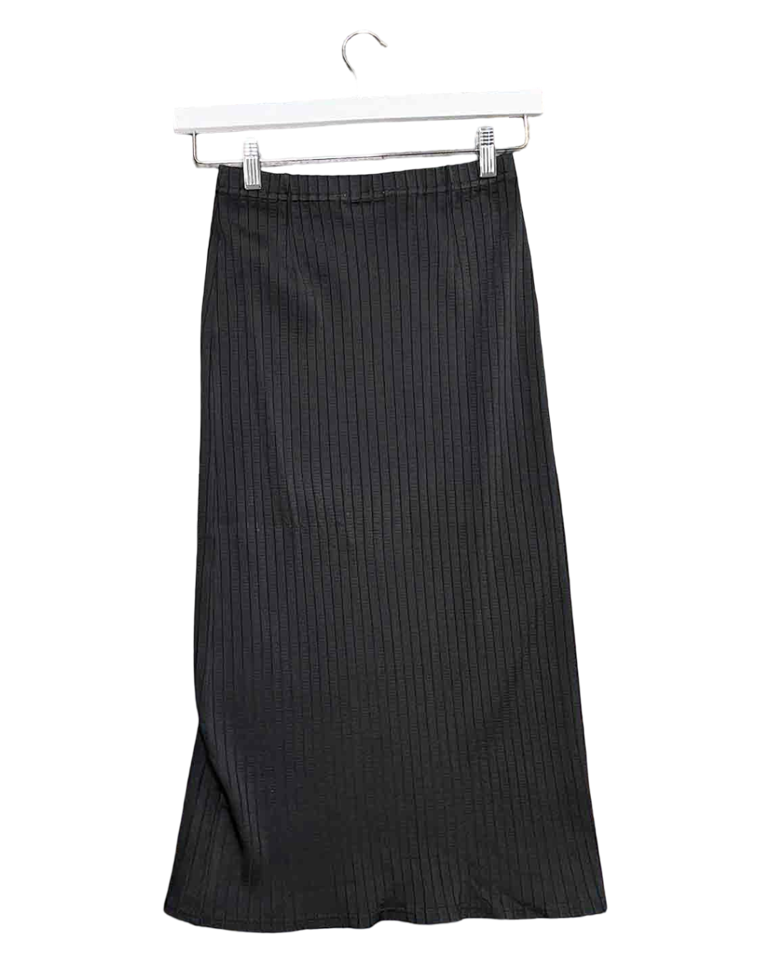Size XS | FME Apparel Black Ribbed Pencil Skirt