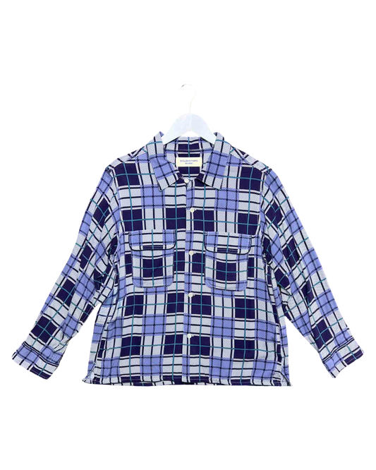 Size S | Beams Boy Purple Plaid Shirt