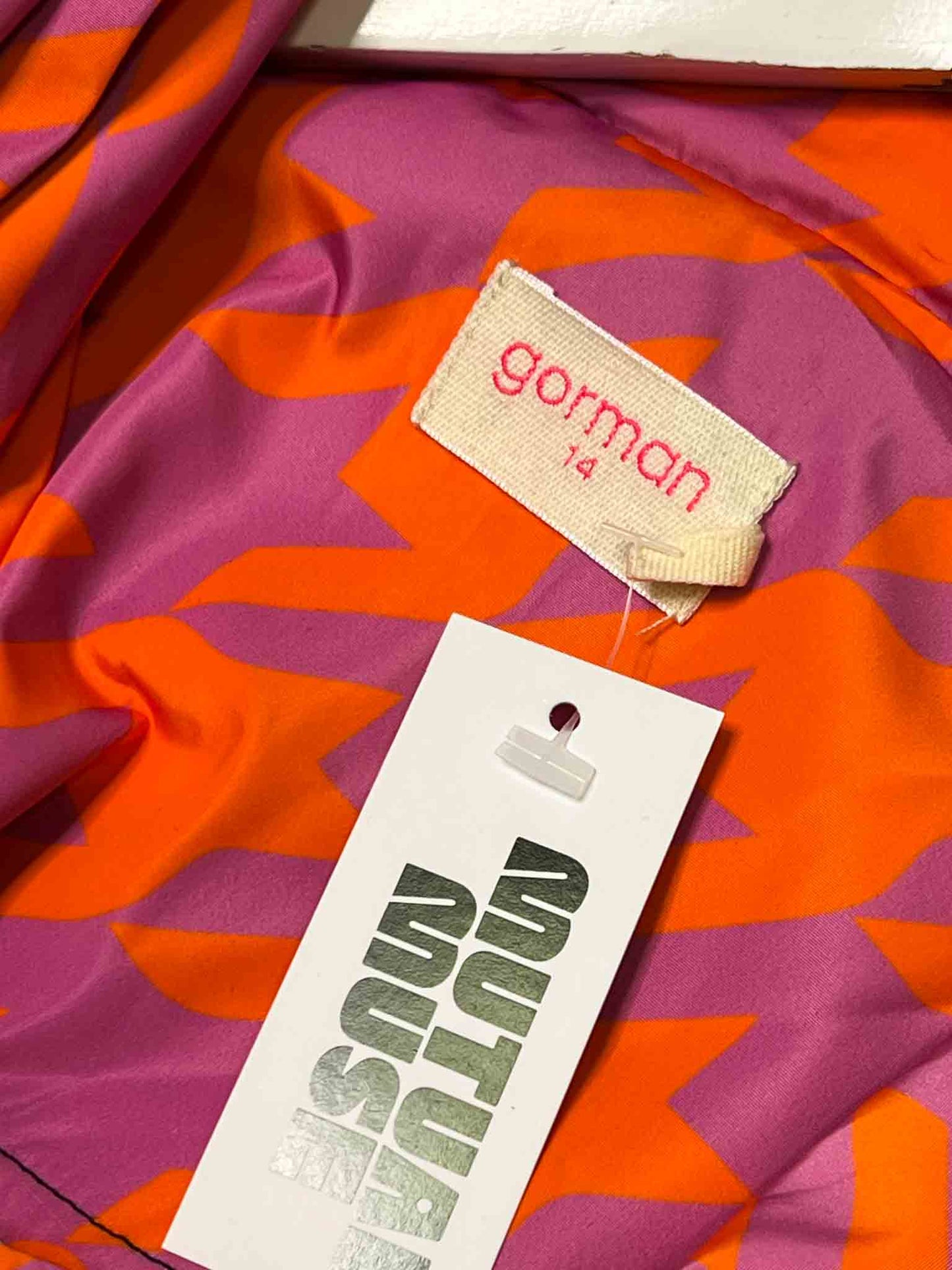 Size 14 | Gorman Panelled Houndstooth Rain Coat
