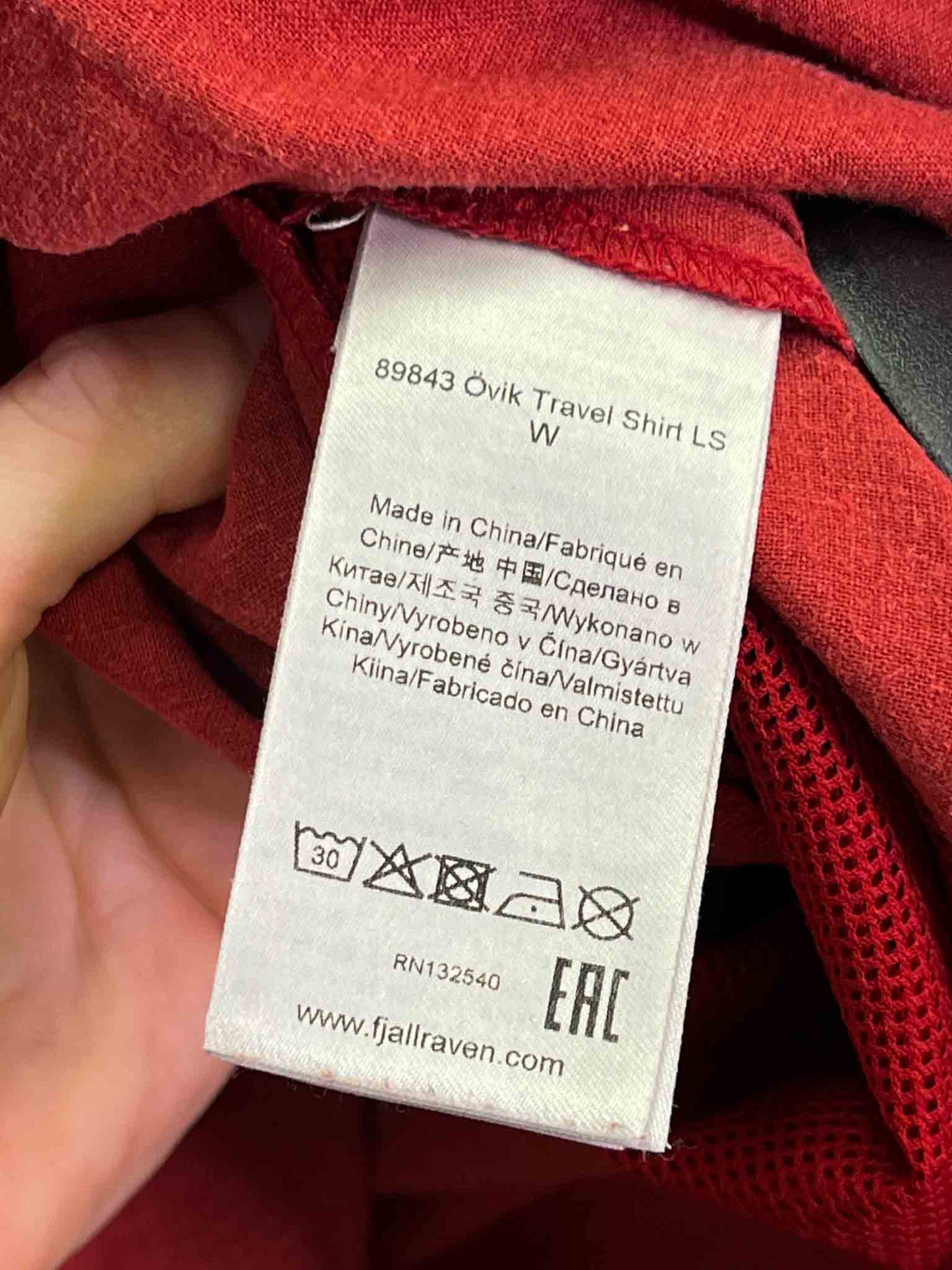 Size M | Fjällräven Ovik Travel Button Up Shirt