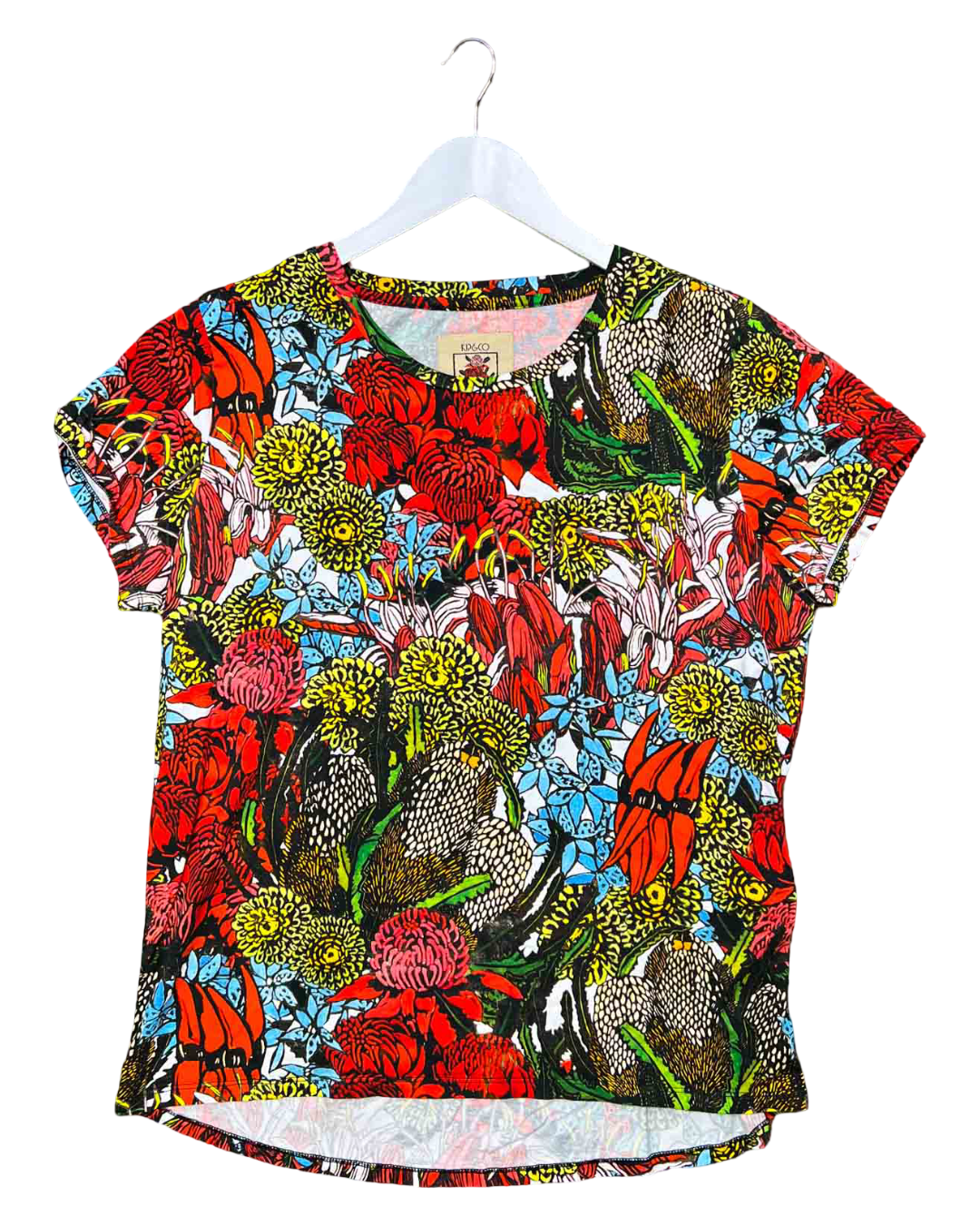 Size 14 (XL) | Kip & Co Organic Cotton Botanical T-shirt
