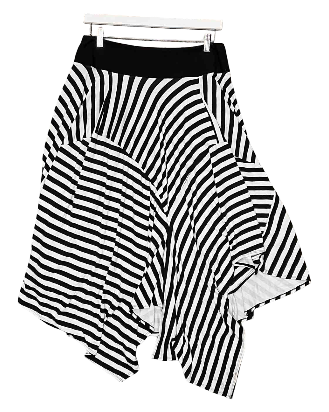Size 12 | Arthur Asymmetrical Striped Midi Skirt