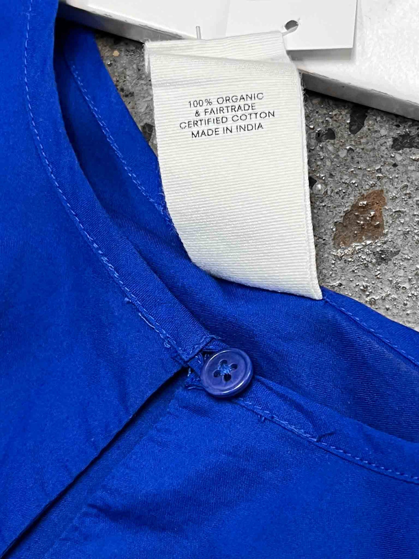 Size XL | Kowtow Cobalt Organic Cotton Midi Dress