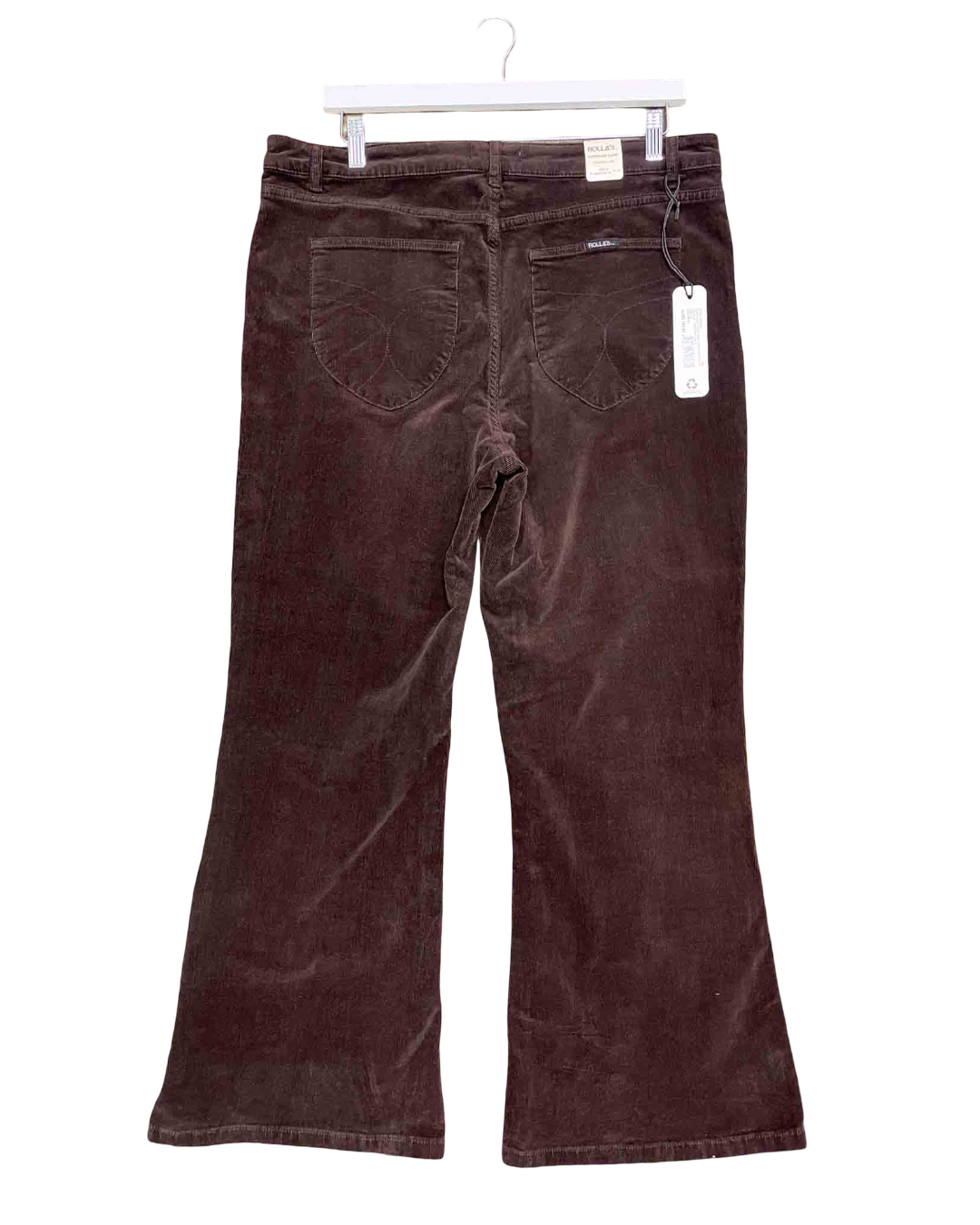 Size 34" | Rolla's East Coast Flare Brown Corduroy Pants With Tags