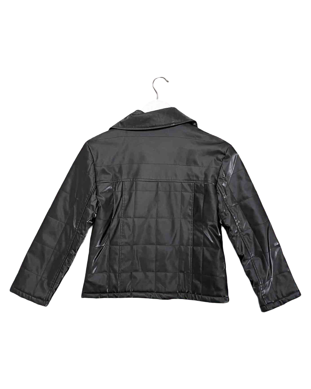 Size 10 | Fiorucci Black Cropped Quilted Jacket