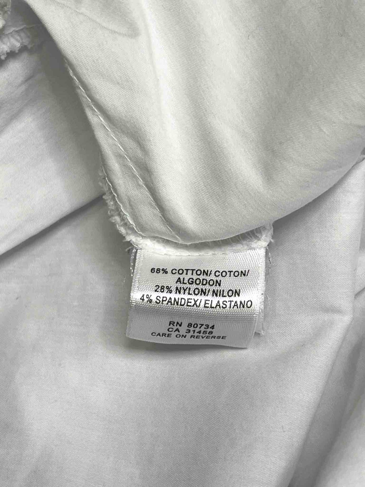 Size M | BCBG Max Azria White Button-Up Blouse