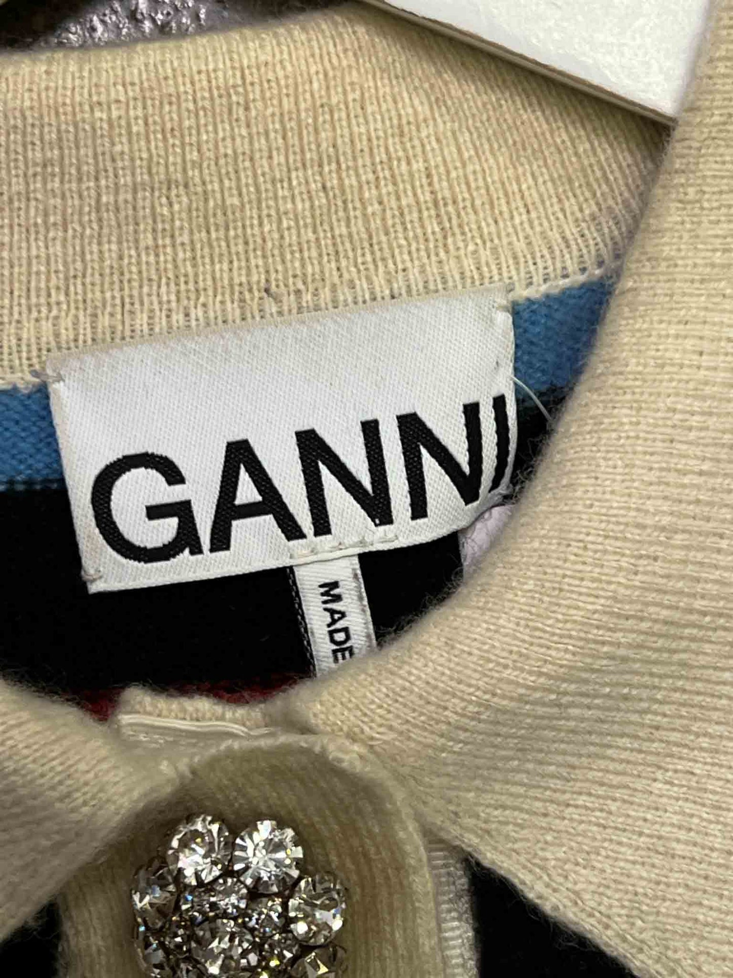 Size L/XL | Ganni Cashmere Striped Jumper