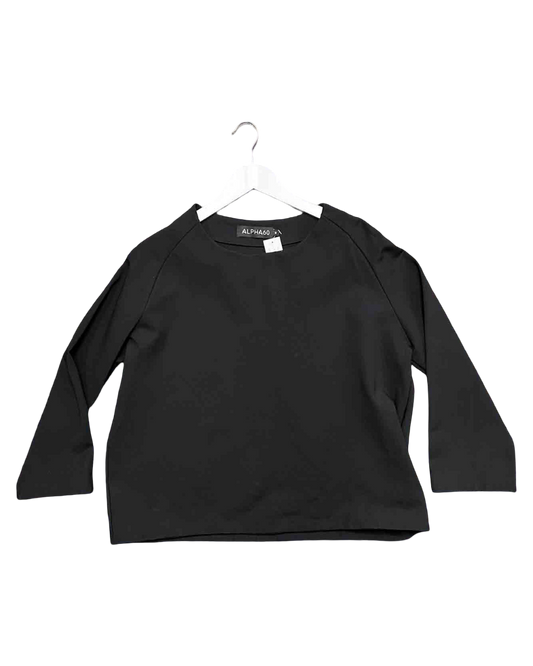 Size L | Alpha60 Black Stretch Top