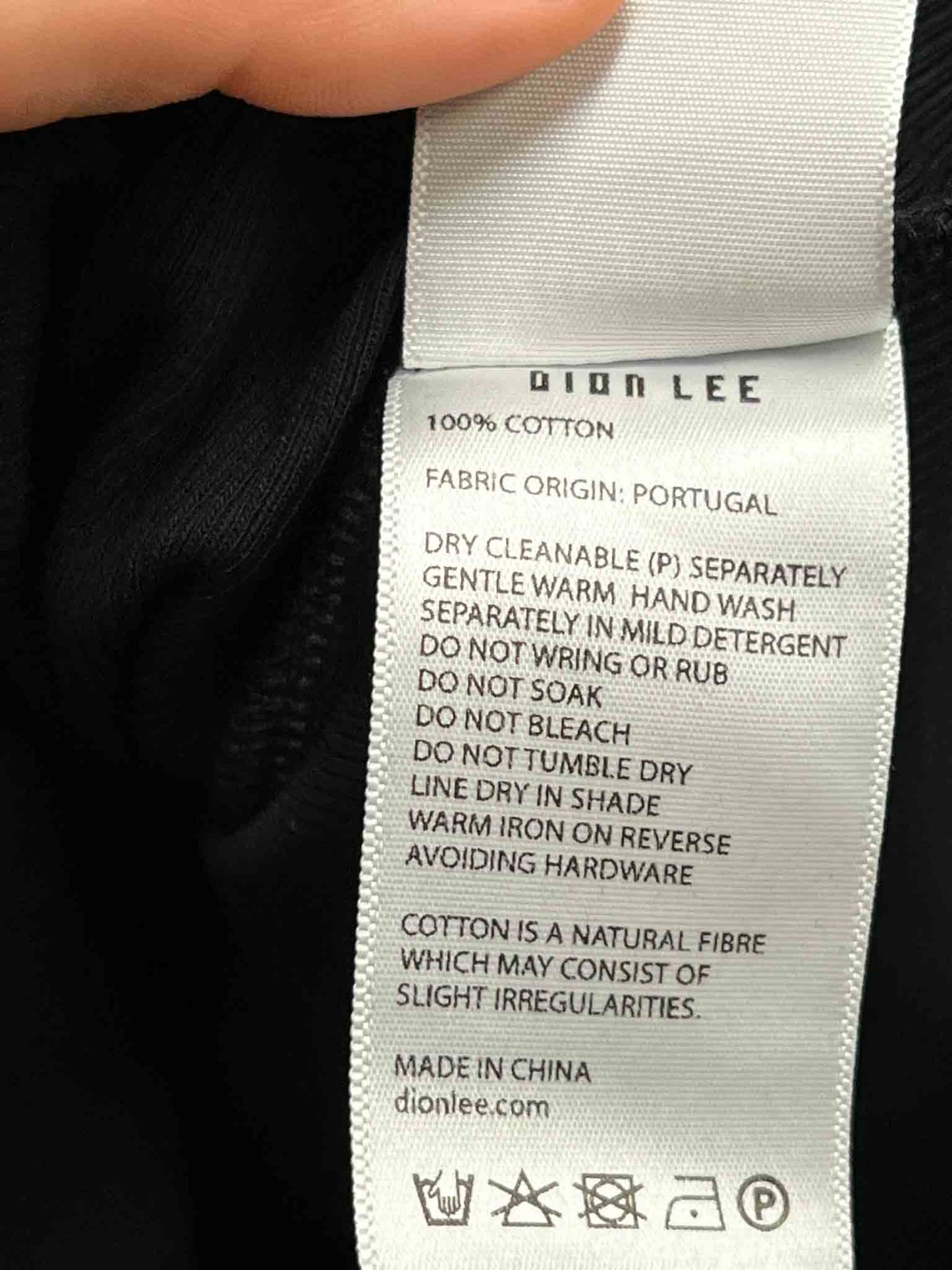 Size L | Dion Lee Black Halter Tie Tank Top