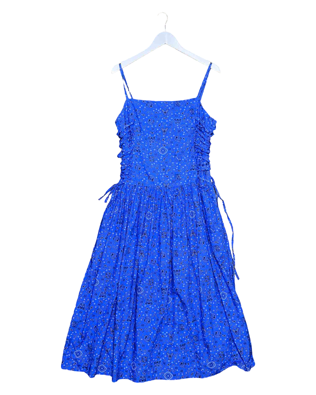 Size XL | Damson Madder Blue Angelina Paisley-Print Sleeveless Dress
