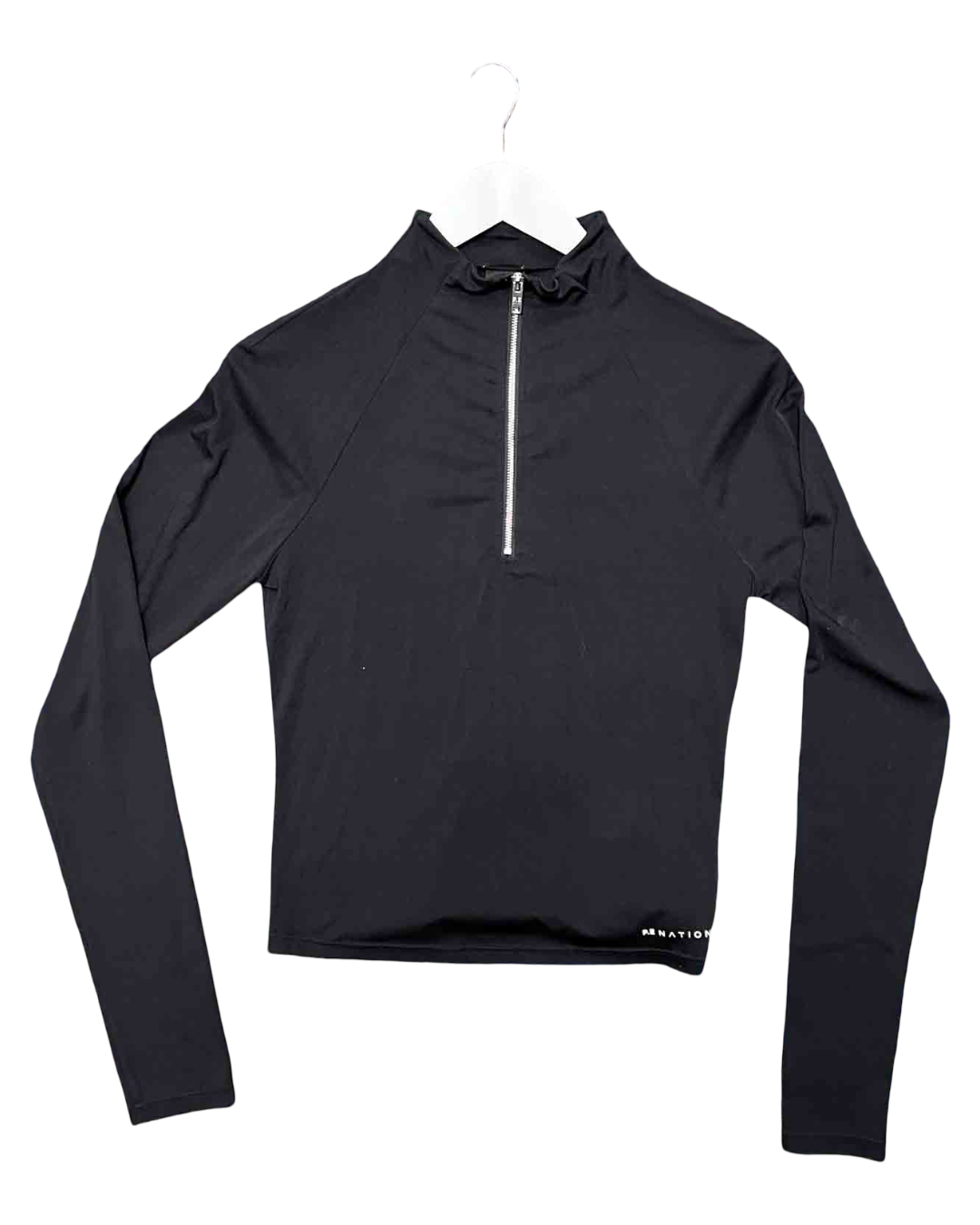 Size M | P.E Nation Routine Quarter Zip Long Sleeve Top