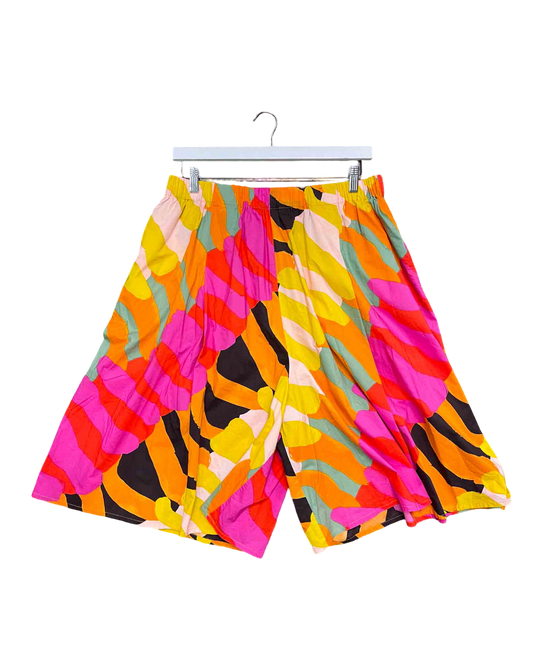 Size 16 | Gorman Cotton Printed Culotte Shorts