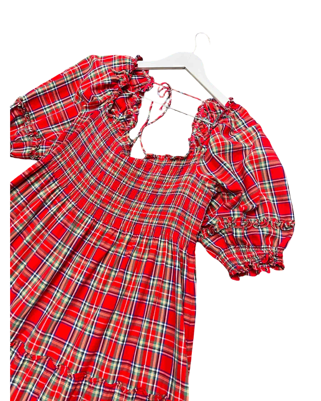 Size XXL | Hill House Red Tartan Nesli Nap Dress