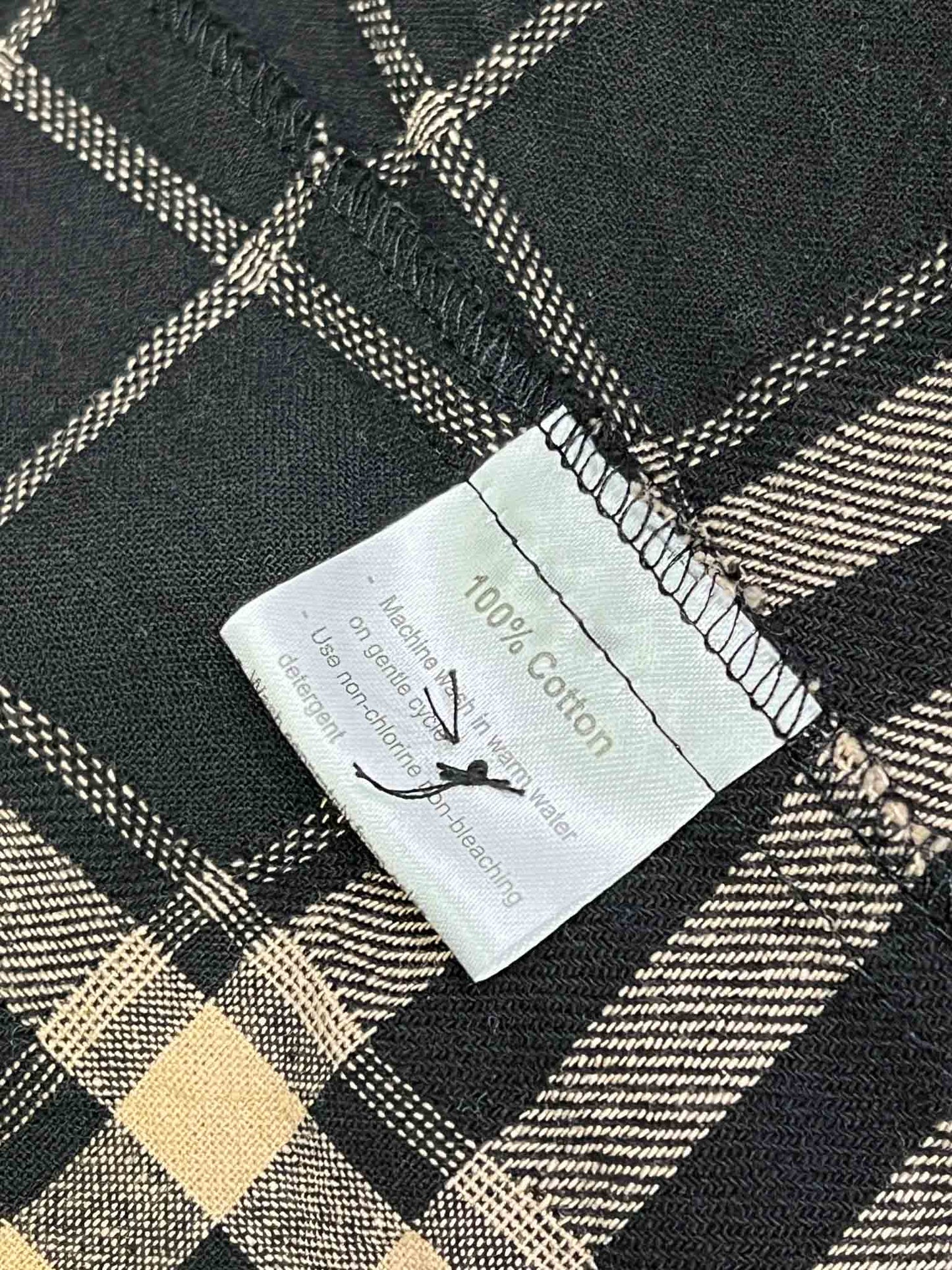 Size OS | The Wolf and I Cotton Chelsea Check Smock Dress NWT