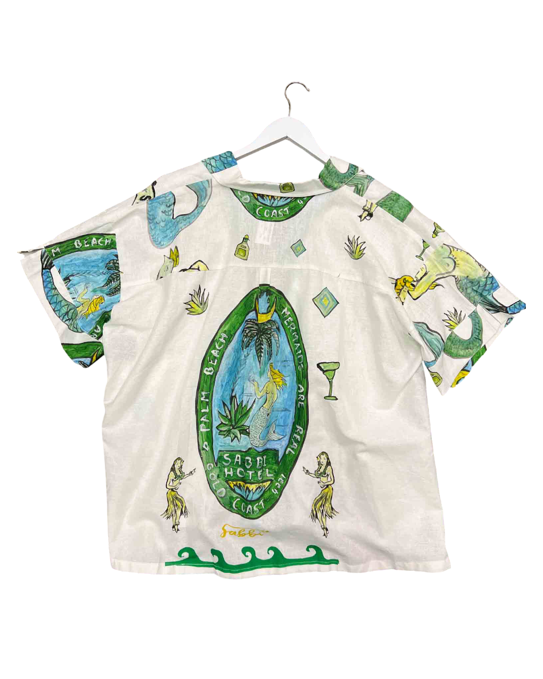 Size L/XL | Sabbi White Linen Patron Shirt With Tags