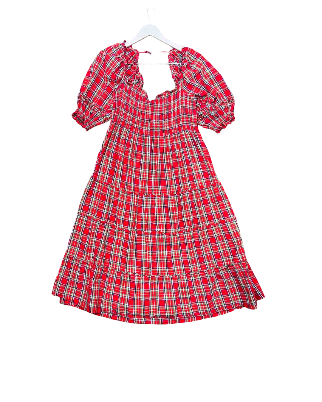 Size XXL | Hill House Red Tartan Nesli Nap Dress