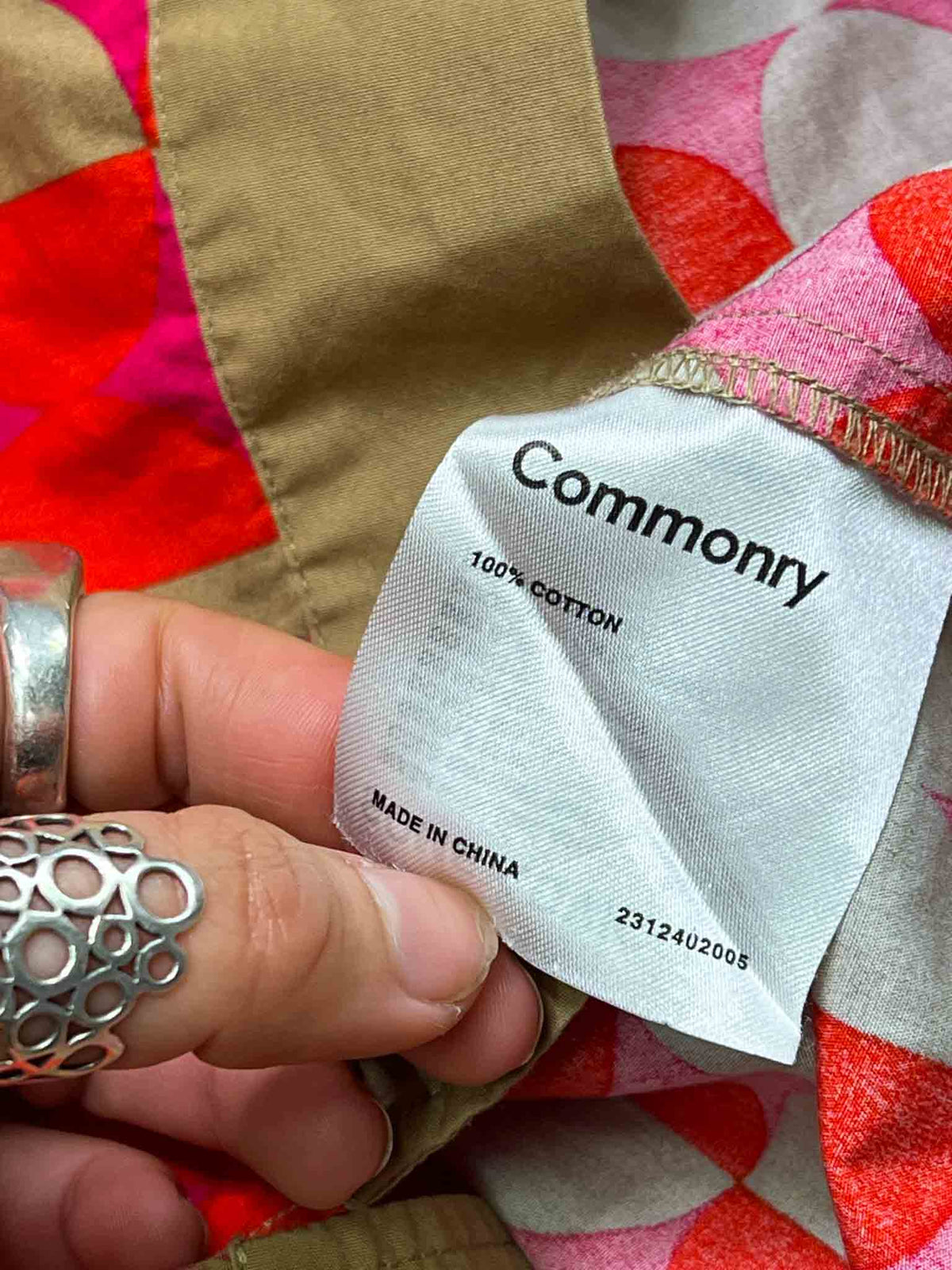 Size 16 | Commonry Border Print Poplin Top