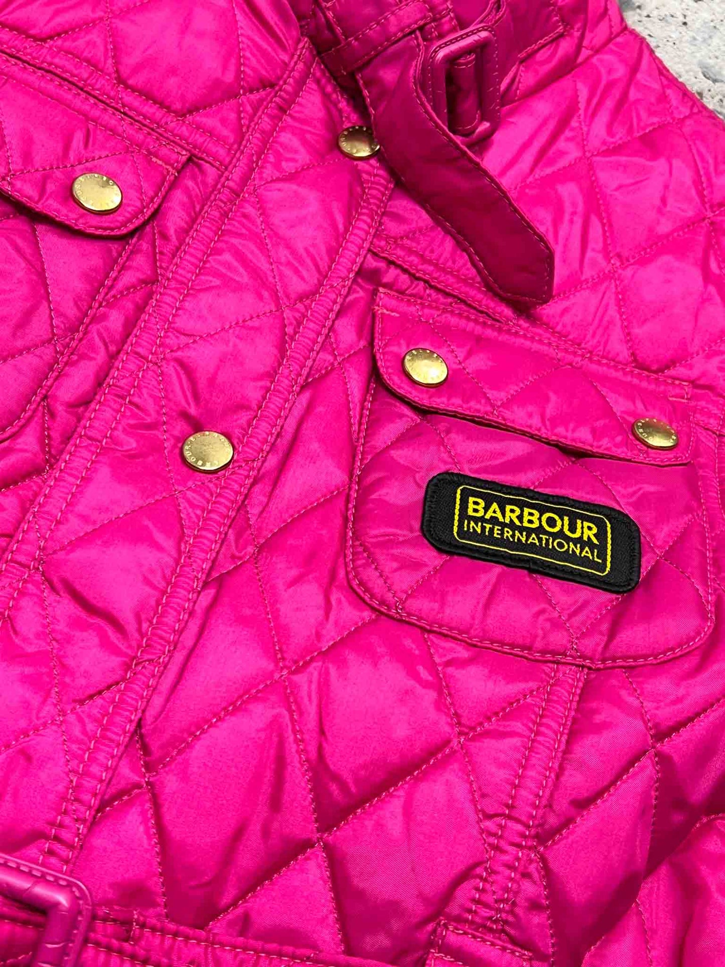 Size XS | Barbour Pink Quilted Jacket