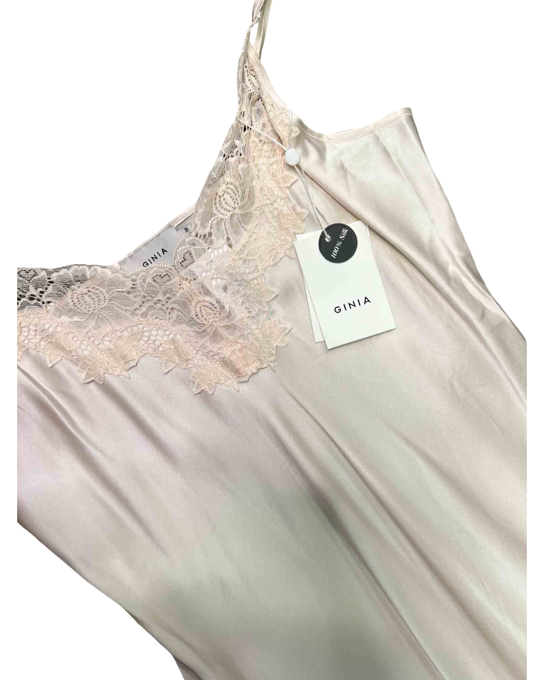 Size 12 | Ginia Pink Silk Nightie Dress With Tags