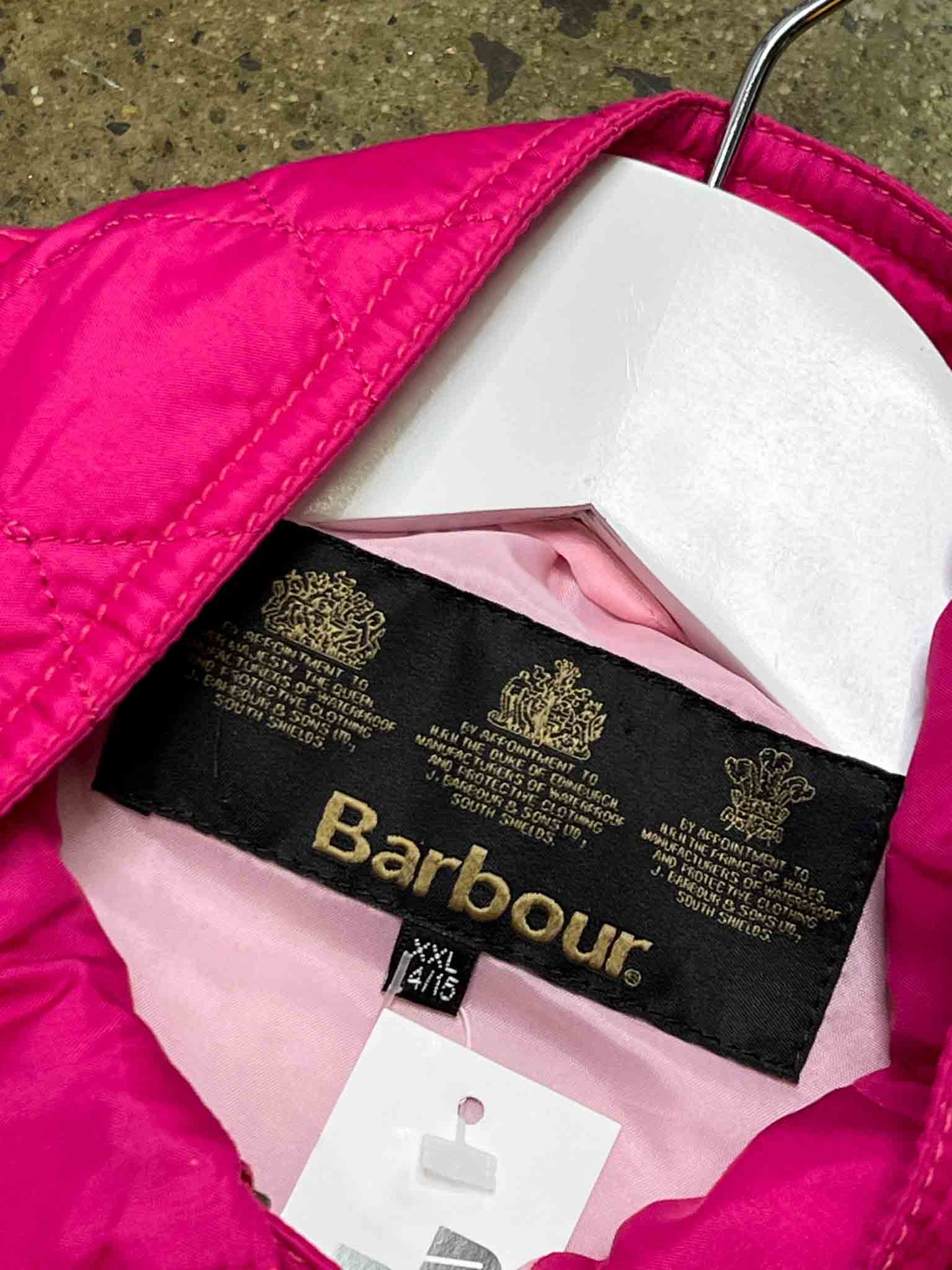 Size XS | Barbour Pink Quilted Jacket