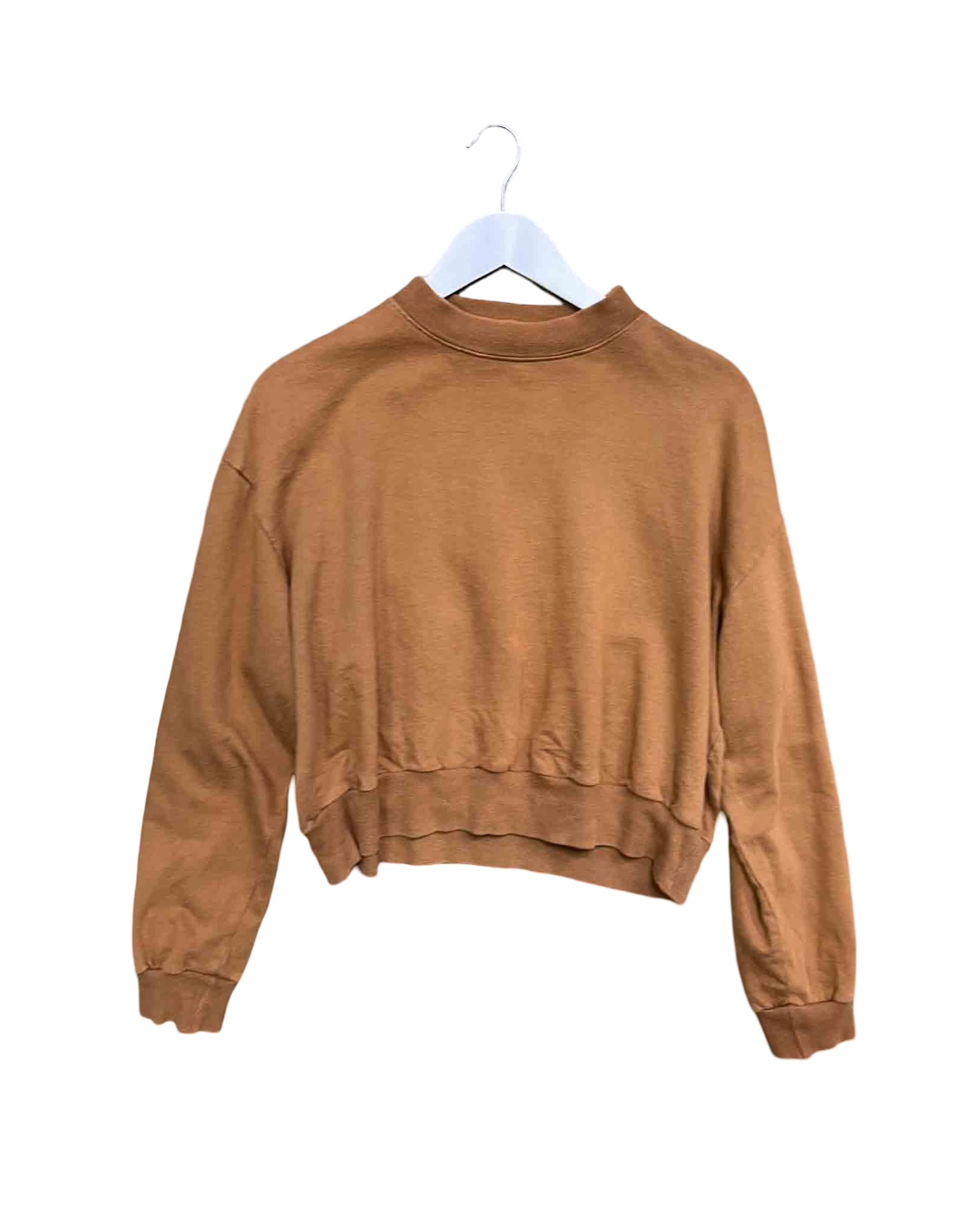 Size XL | Vege Threads Cropped Brown Jumper