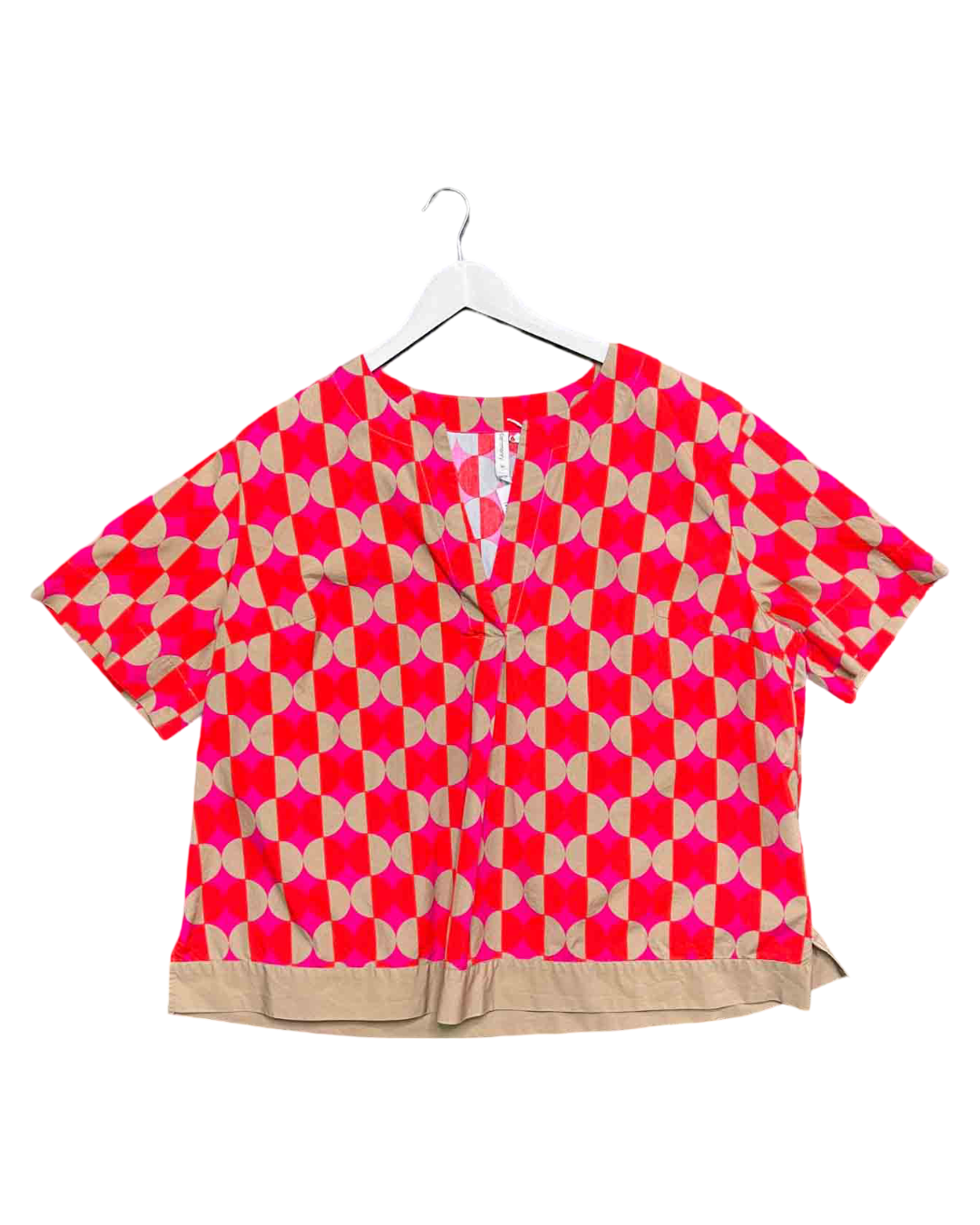 Size 16 | Commonry Border Print Poplin Top