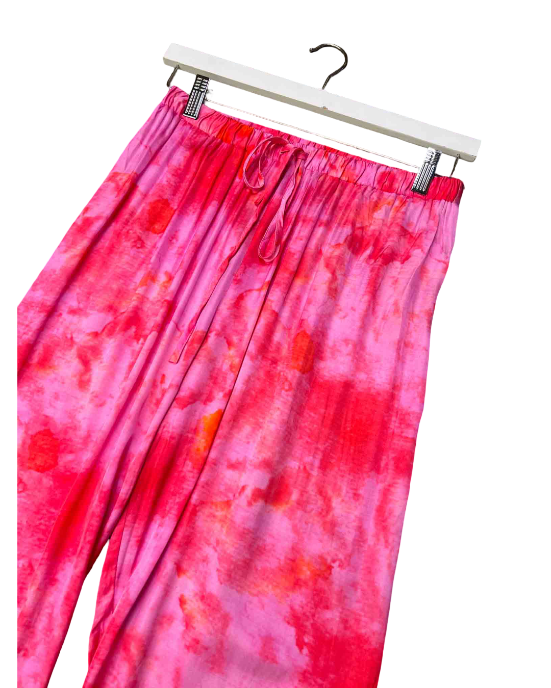 Size M | Summi Summi Pink Tie-Dye Silky Pants With Tags