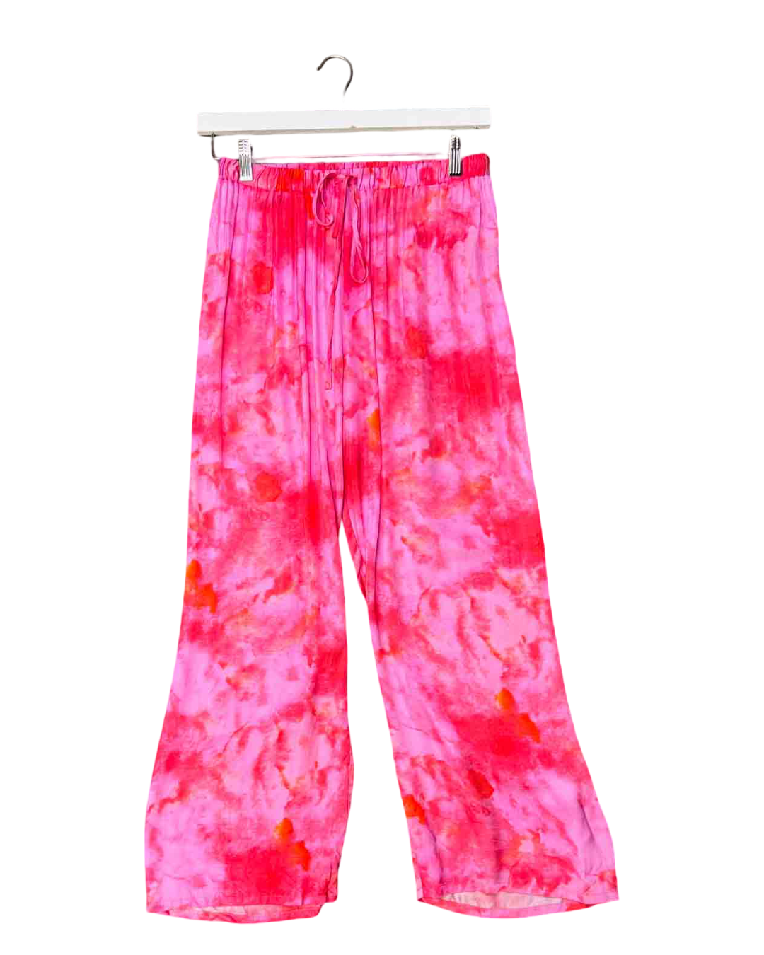 Size M | Summi Summi Pink Tie-Dye Silky Pants With Tags