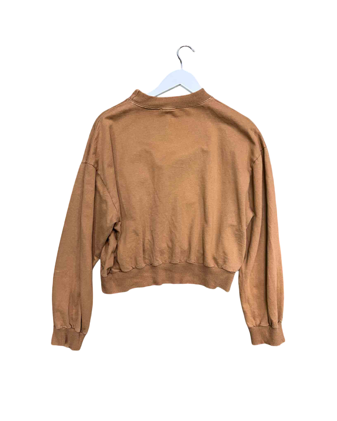 Size XL | Vege Threads Cropped Brown Jumper