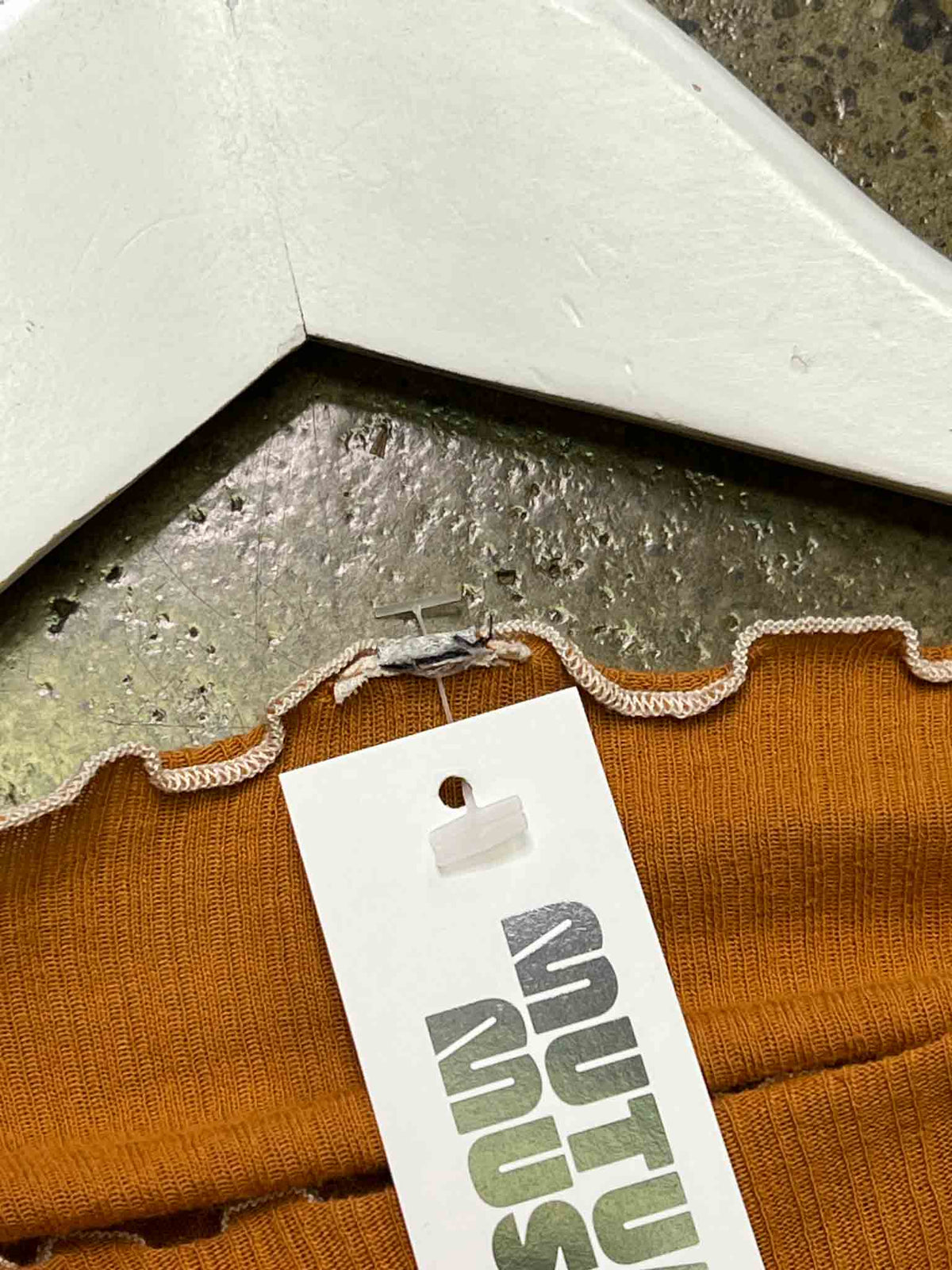 Size S | Baserange Orange Organic Cotton Long-Sleeve Top