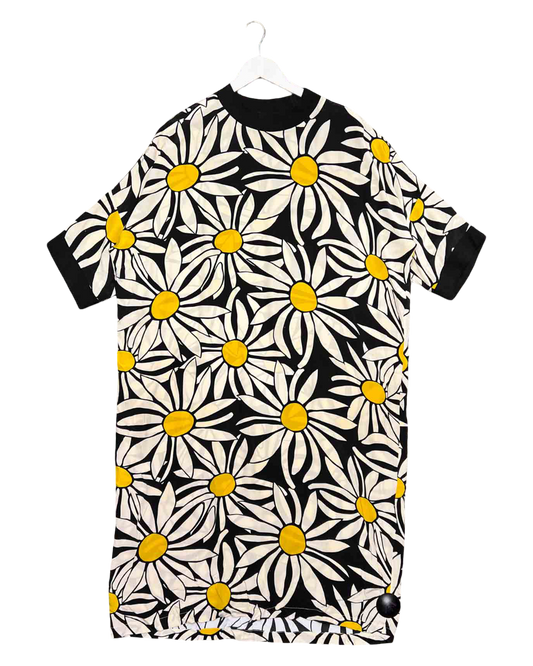 Size L | Alpha60 Daisies Silk Midi Dress