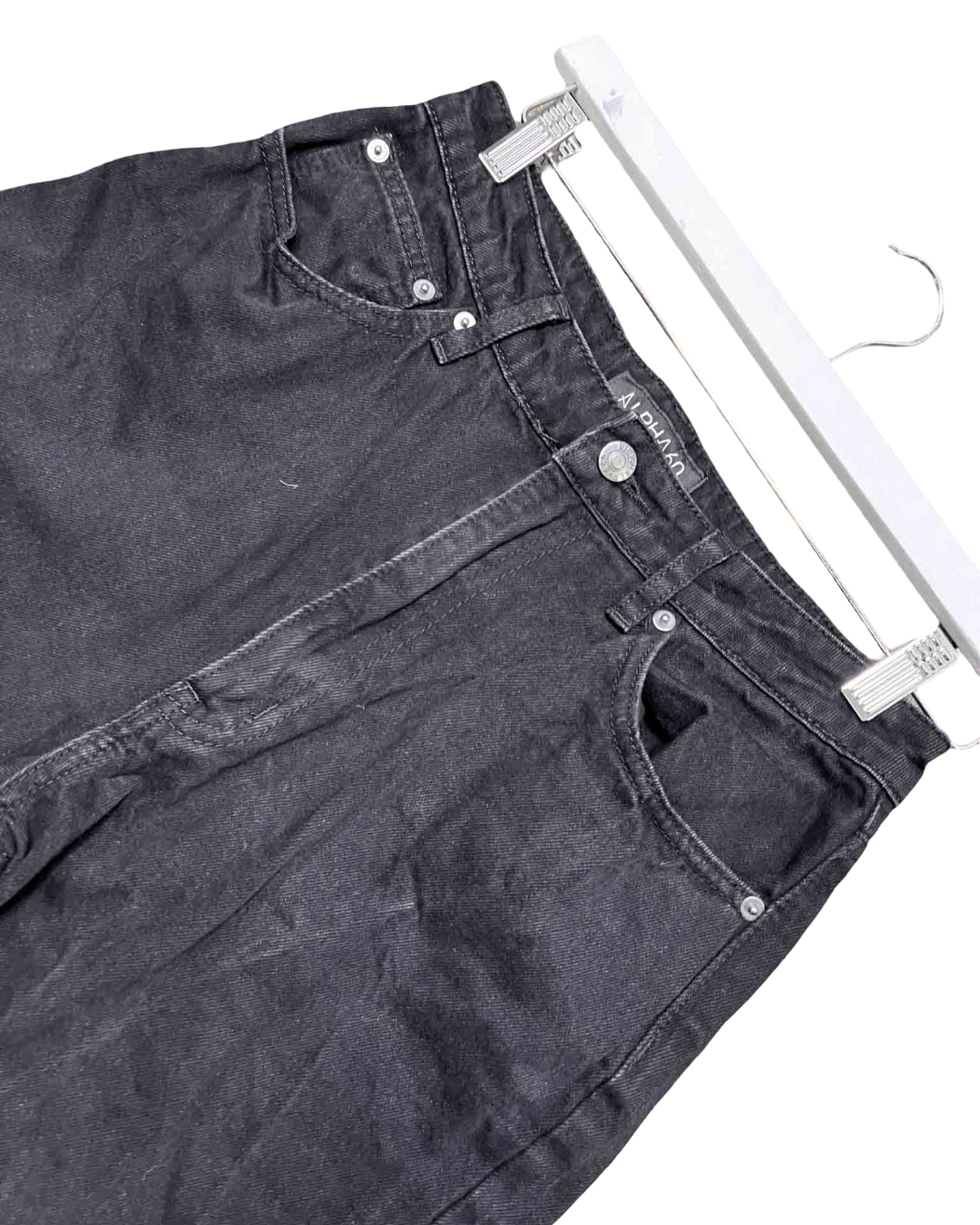 Size S | Alpha60 Black High Waisted Jeans
