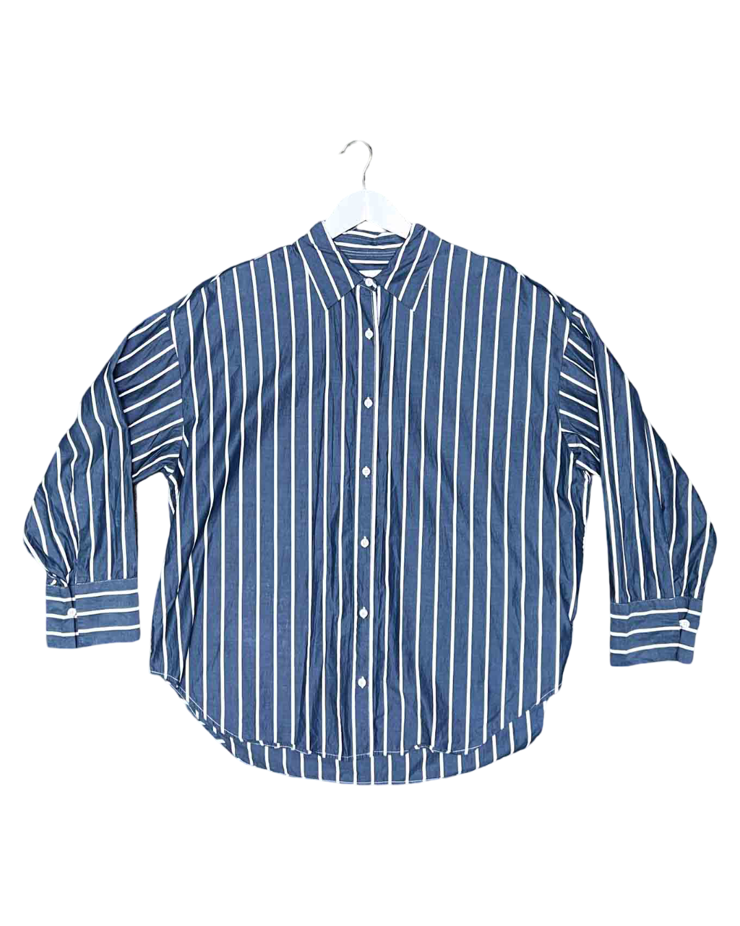 Size 14 | Assembly Label Cotton Striped Shirt