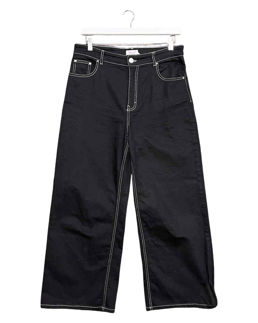 Size 42 (XL) | Baum Und Pferdgarten Black Wide-Leg Pants