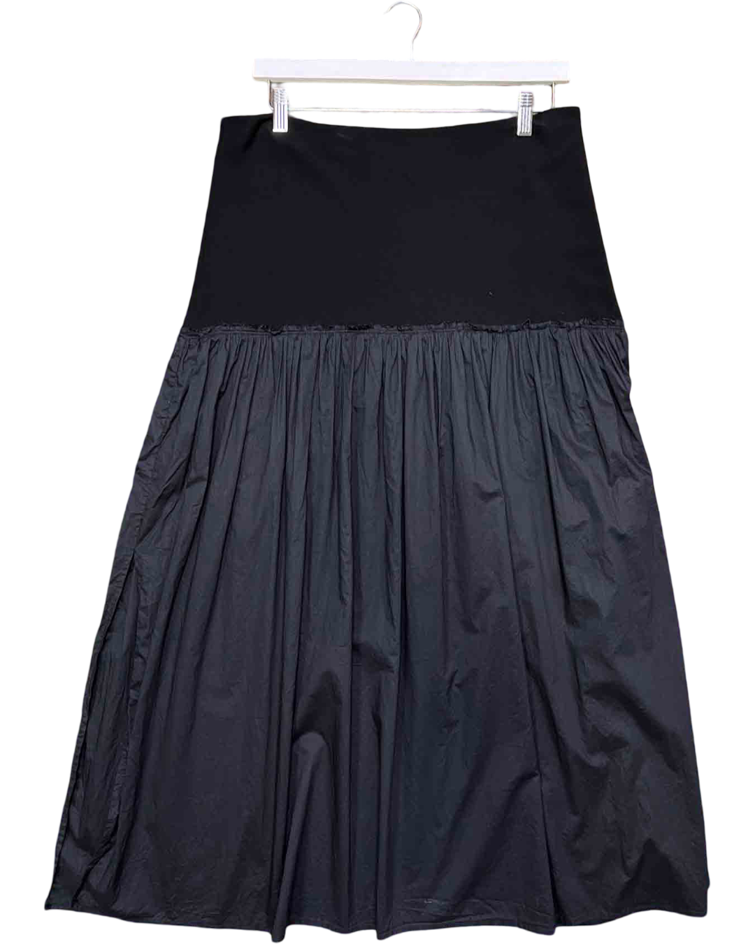 Size 4 | Bassike Midi Drop Waist Skirt