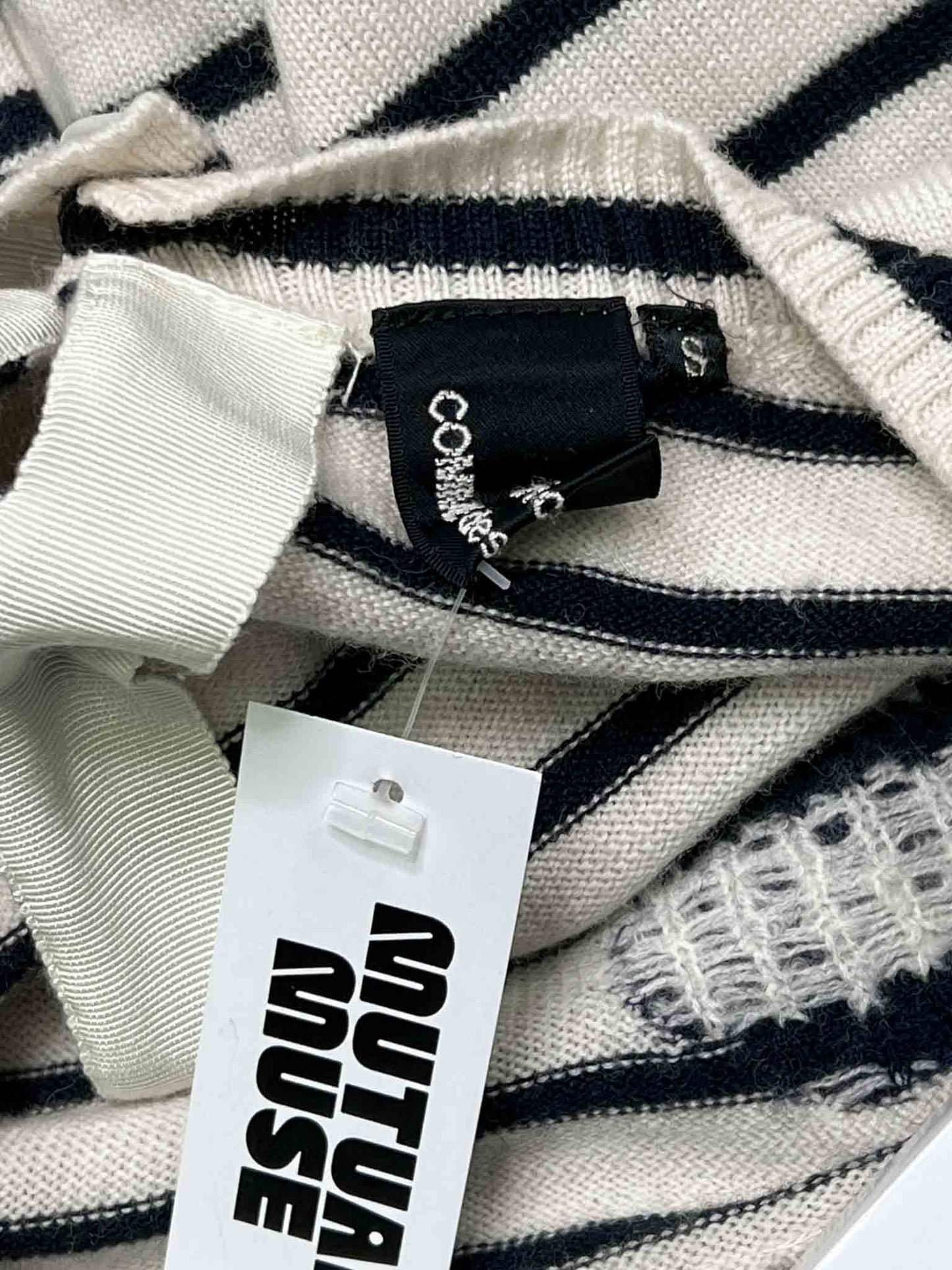 Size S | Tricot Comme des Garçons Floral Jacquard Stripe Knit Sweater